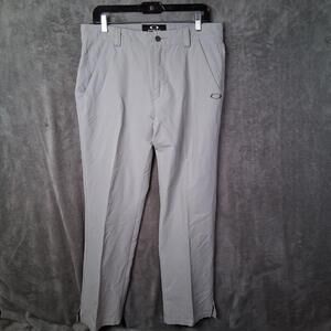 Oakley Mens Take Golf Pants 2.5 Size 34x32 Gray Inseam 30